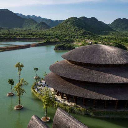 Vedana Restaurant by Vo Trong Nghia Architects