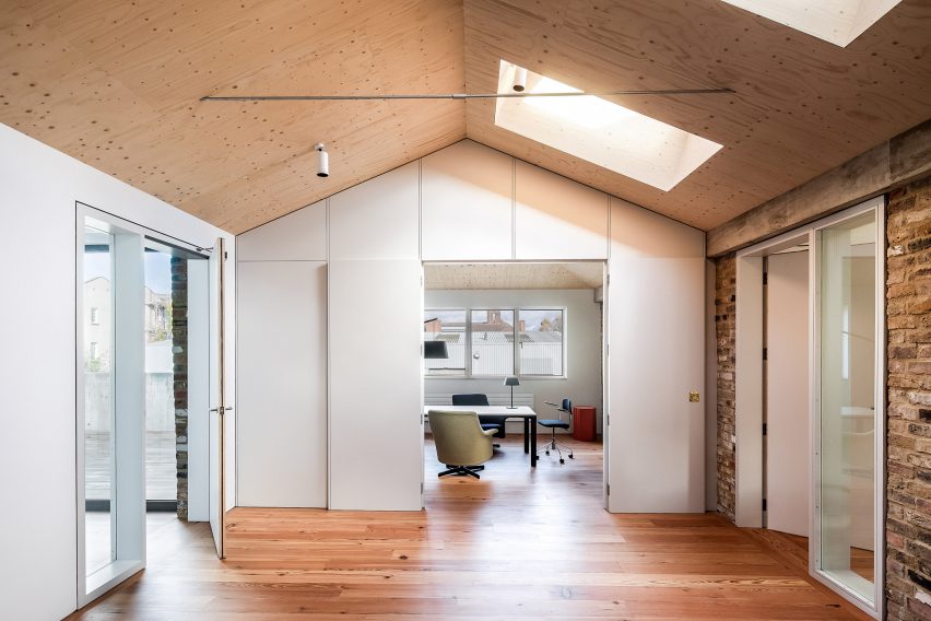Workspace in Yorkton Workshops by Pearson Lloyd and Cassion Castle Architects