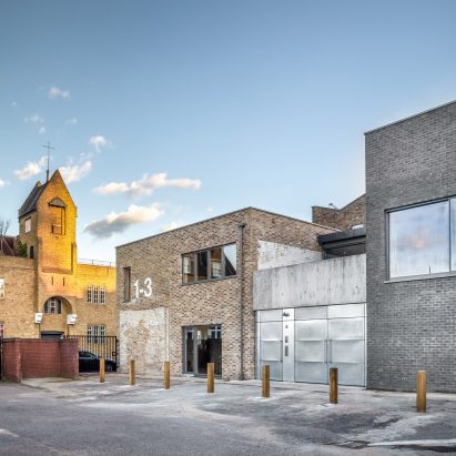 Exterior of Yorkton Workshops by Pearson Lloyd and Cassion Castle Architects