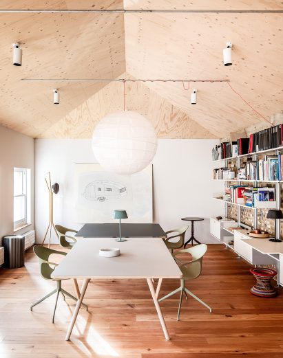 Studio space at Yorkton Workshops by Pearson Lloyd and Cassion Castle Architects