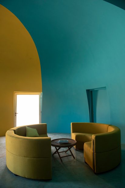 Yellow furniture