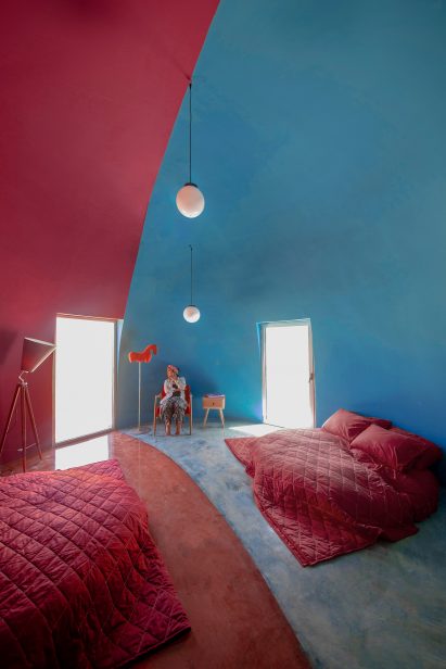 Red furniture 