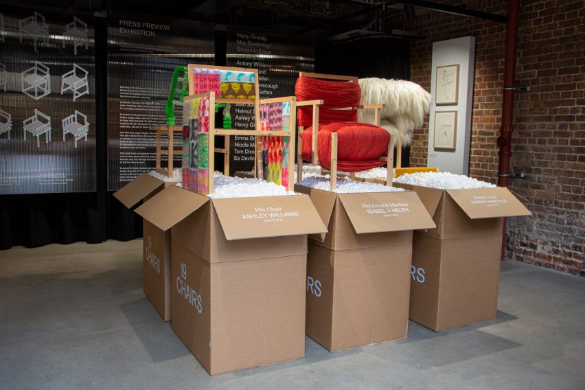 19 Chairs project by Tom and Will Butterfield