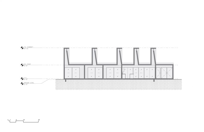 Plans for Casa Flores by Fuster + Architects