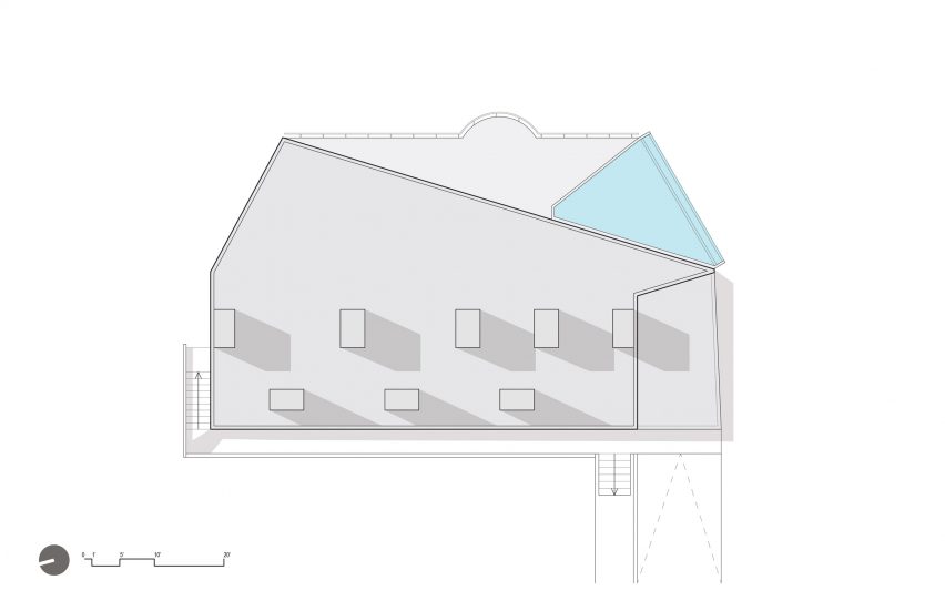 Plans for Casa Flores by Fuster + Architects