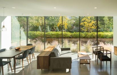 Open plan living space of Host House