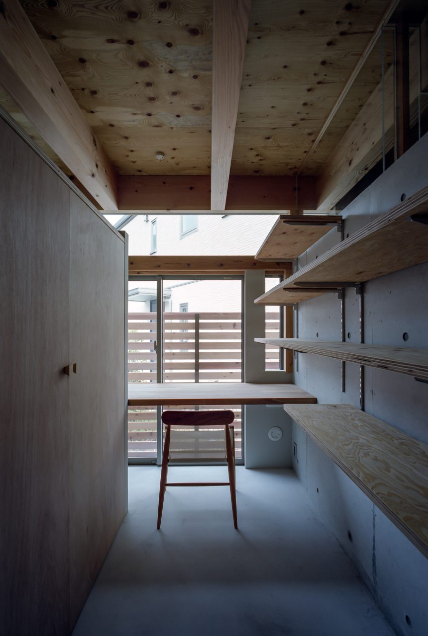 A study inside the House in Minoh-Shinmachi by FujiwaraMuro Architects