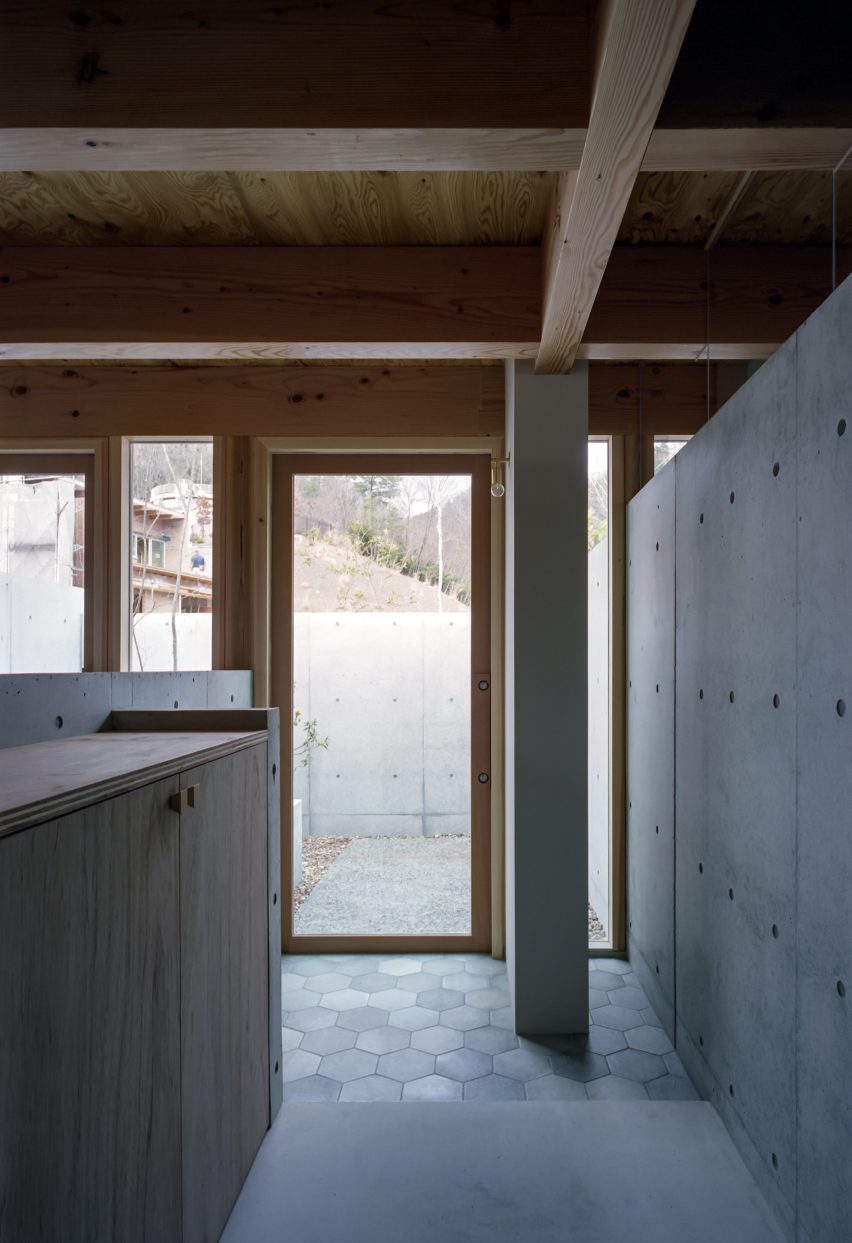 The concrete interiors of a Japanese dwelling by FujiwaraMuro Architects