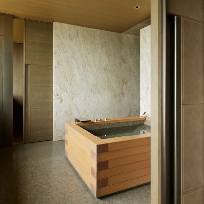 Bathroom of Lakeside residence