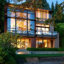 An outside view of Lakeside Residence by Graham Baba