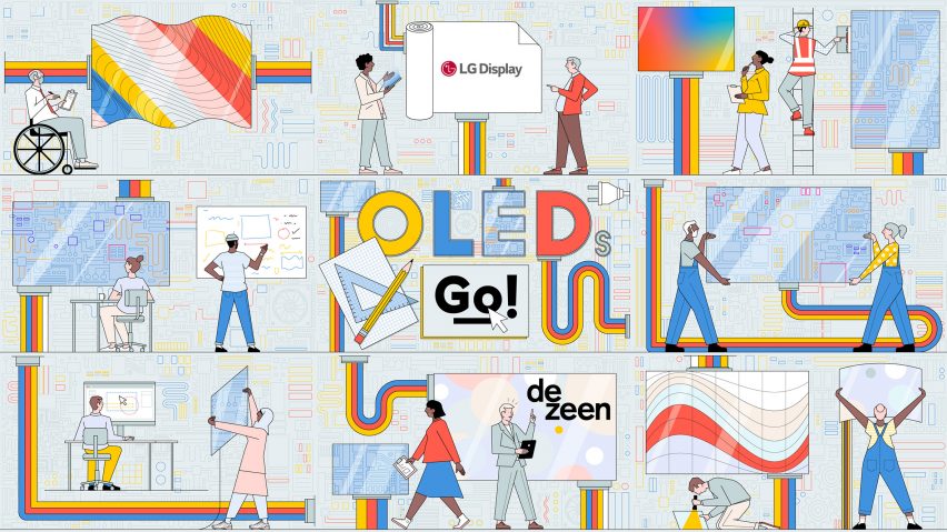 OLEDs Go! competition illustration by Sam Peet