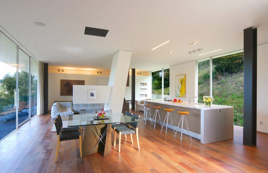 Gerhard Heusch Oak Pass Residence Beverly Hills kitchen