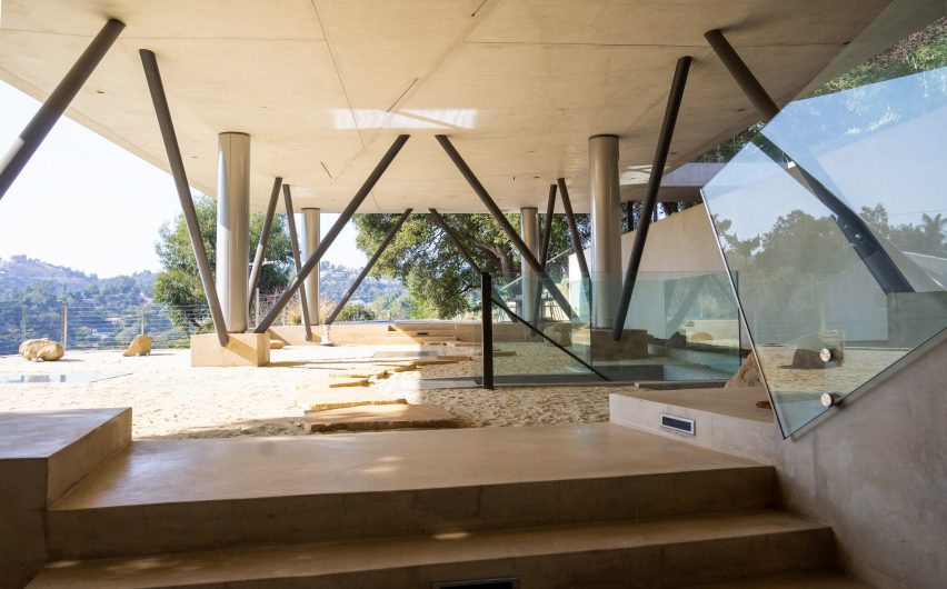 Gerhard Heusch Oak Pass Residence Beverly Hills subterranean extension