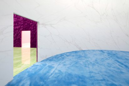 Prada AW21 2021 menswear show, Italy, by Rem Koolhaas and AMO