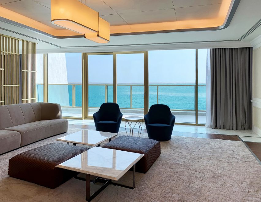 Villa on an artificial island in Abu Dhabi by Fabio Novembre