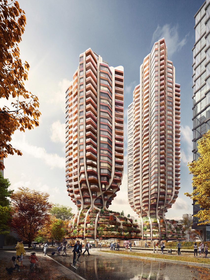 Skyscrapers in Vancouver by Heatherwick Studio