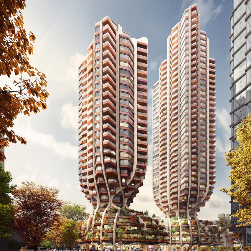 Skyscrapers in Vancouver by Heatherwick Studio