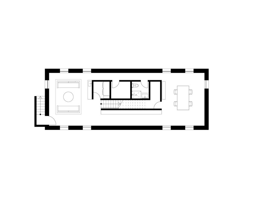 Basement floor plan of Ardmore House by Kwong Von Glinow