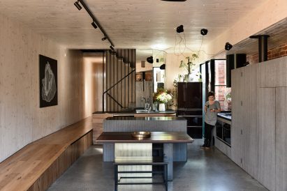 Timber kitchen and diner in Brunswick