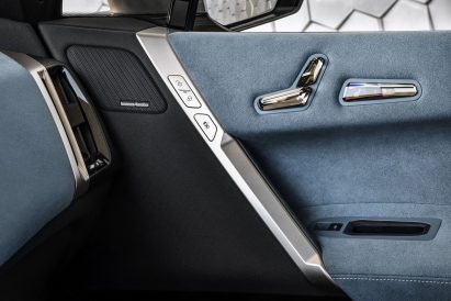 Controls for seat adjustment in an electric car
