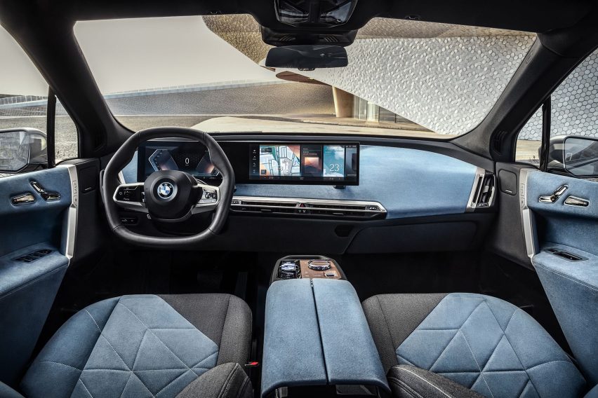BMW iX interior design