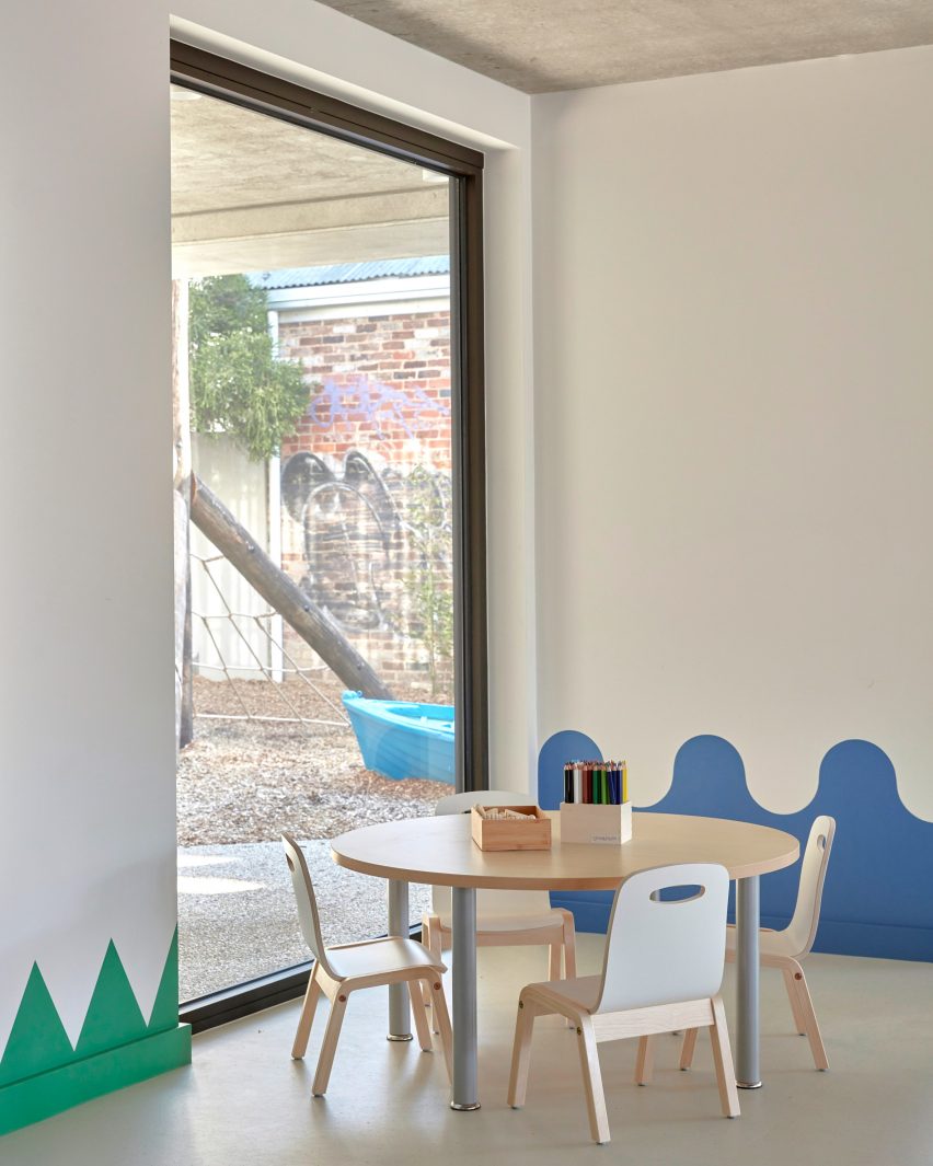 Table in Brighton Street Early Learning Centre by Danielle Brustman