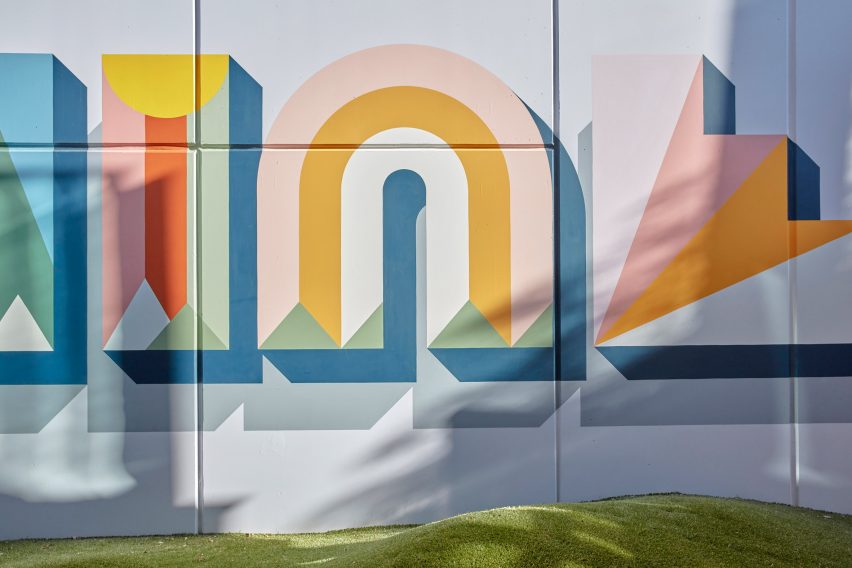 Wall painting in Brighton Early Learning Centre by Danielle Brustman
