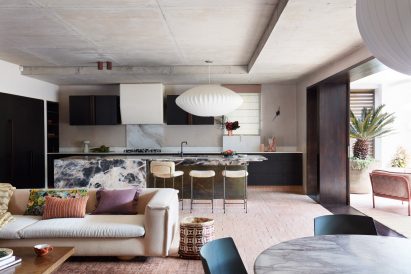 Living room in Budge over Dover house