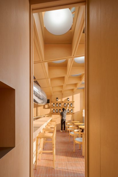 The entrance to C2 Cafe & Bar by Various Associates in Shenzhen, China