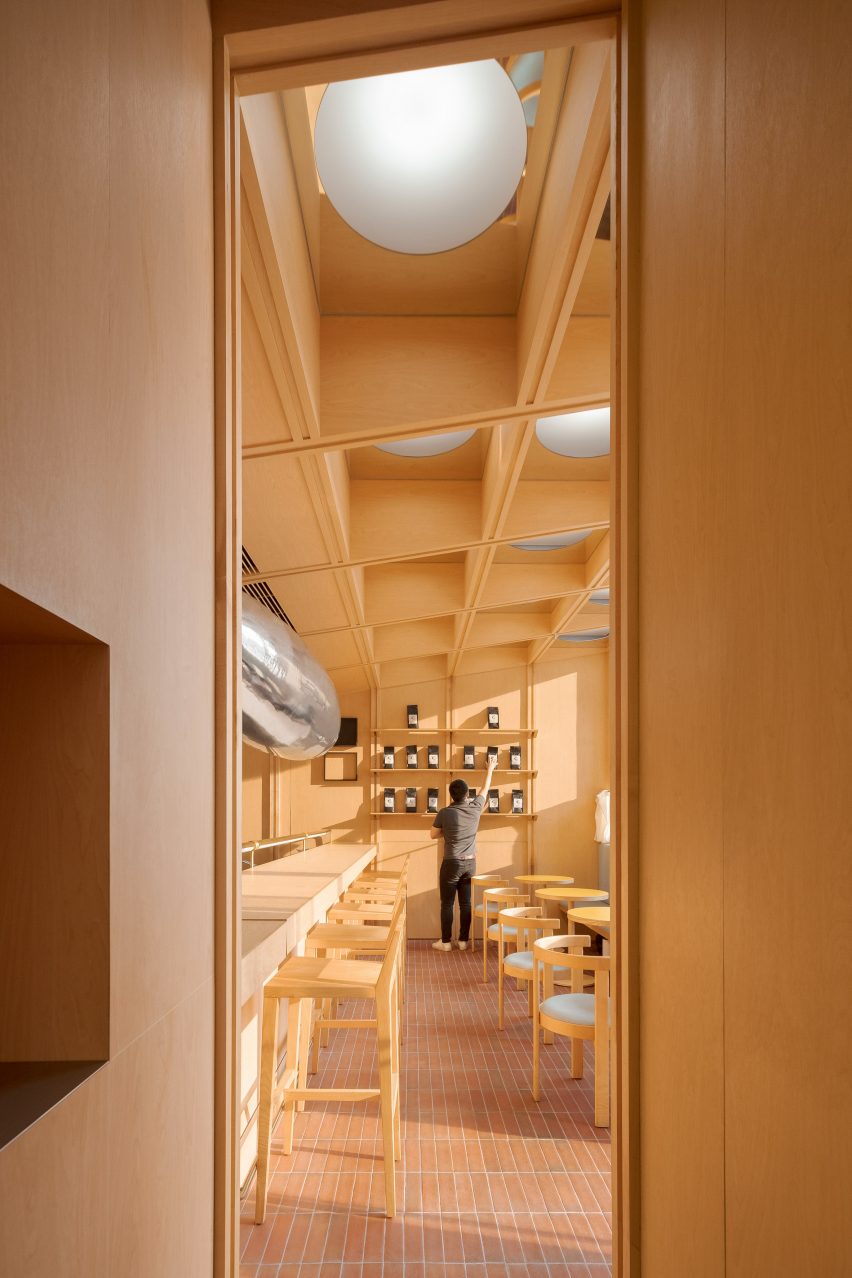 The entrance to C2 Cafe & Bar by Various Associates in Shenzhen, China