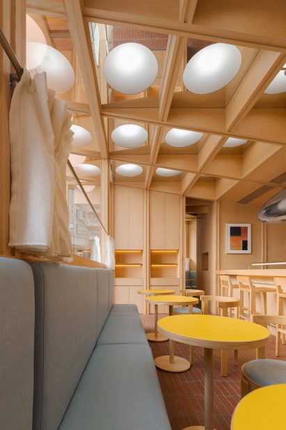 The main cafe area of C2 Cafe & Bar by Various Associates in Shenzhen, China