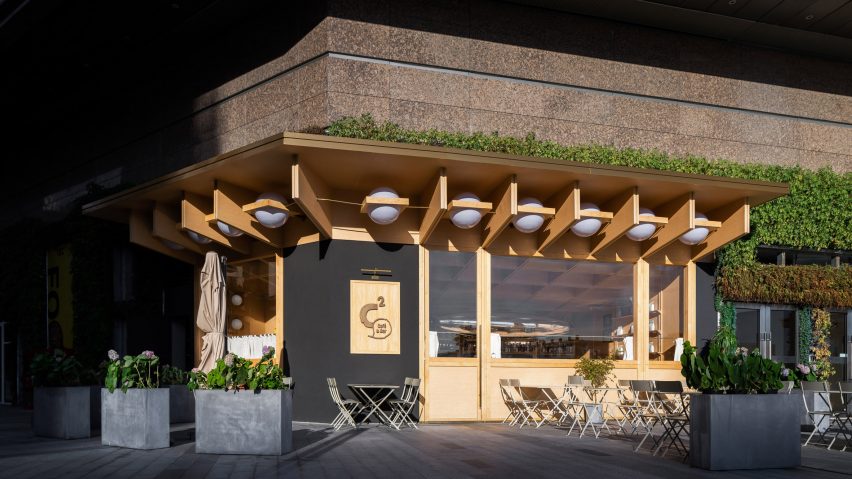 The exterior of C2 Cafe & Bar by Various Associates in Shenzhen, China