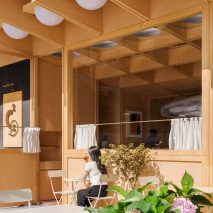Seating outside the C2 Cafe & Bar by Various Associates in Shenzhen, China