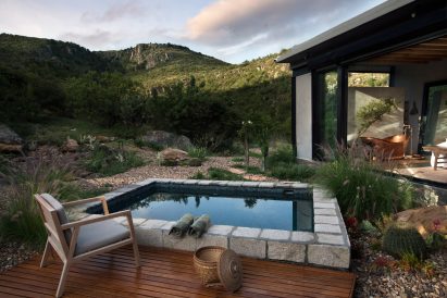 Courtyard and pool of Casa Eterea