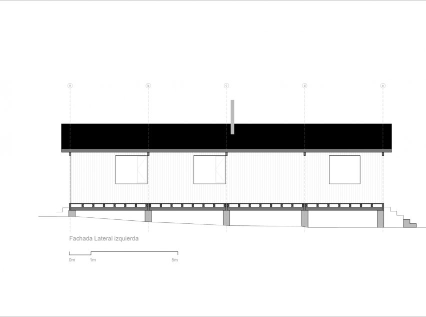 Plans for Casa Ocal by Jorge Ramón Giacometti Taller de Arquitectura