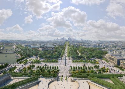 A visual of the Place de la Concorde overhaul by PCA-Stream