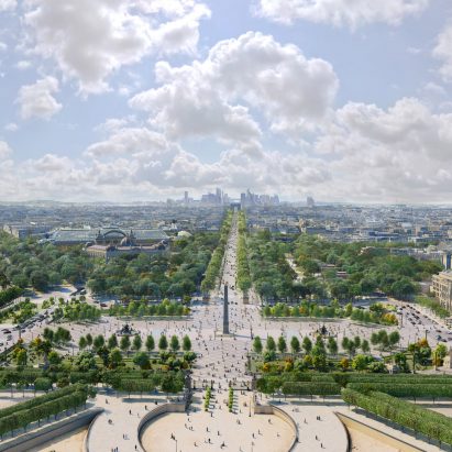 A visual of the Place de la Concorde overhaul by PCA-Stream