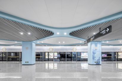 Standard Artistic Station designed by J&A and Sepanta Design for Chengdu's metro Line 9