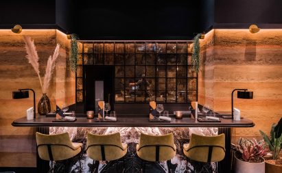 Clayworks Rammed Earth clay plaster finish
