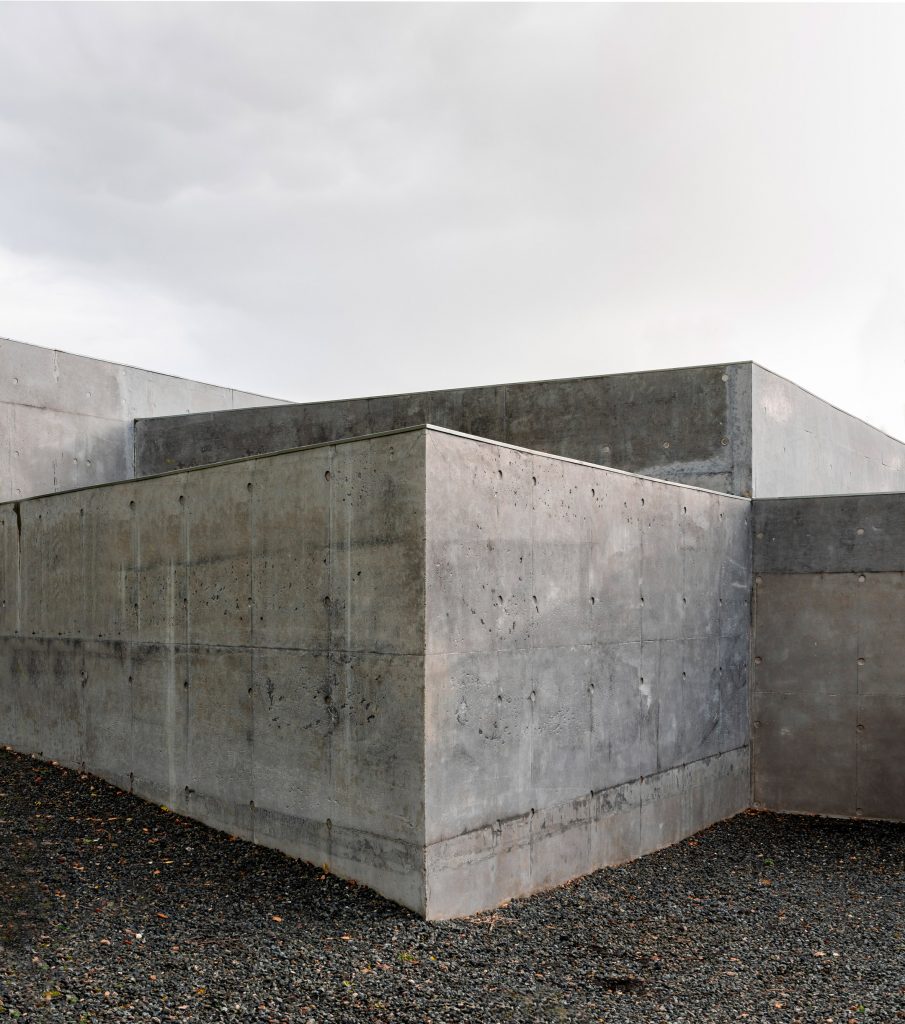 The exterior of Concrete House by RAW Architecture Workshop in East Sussex