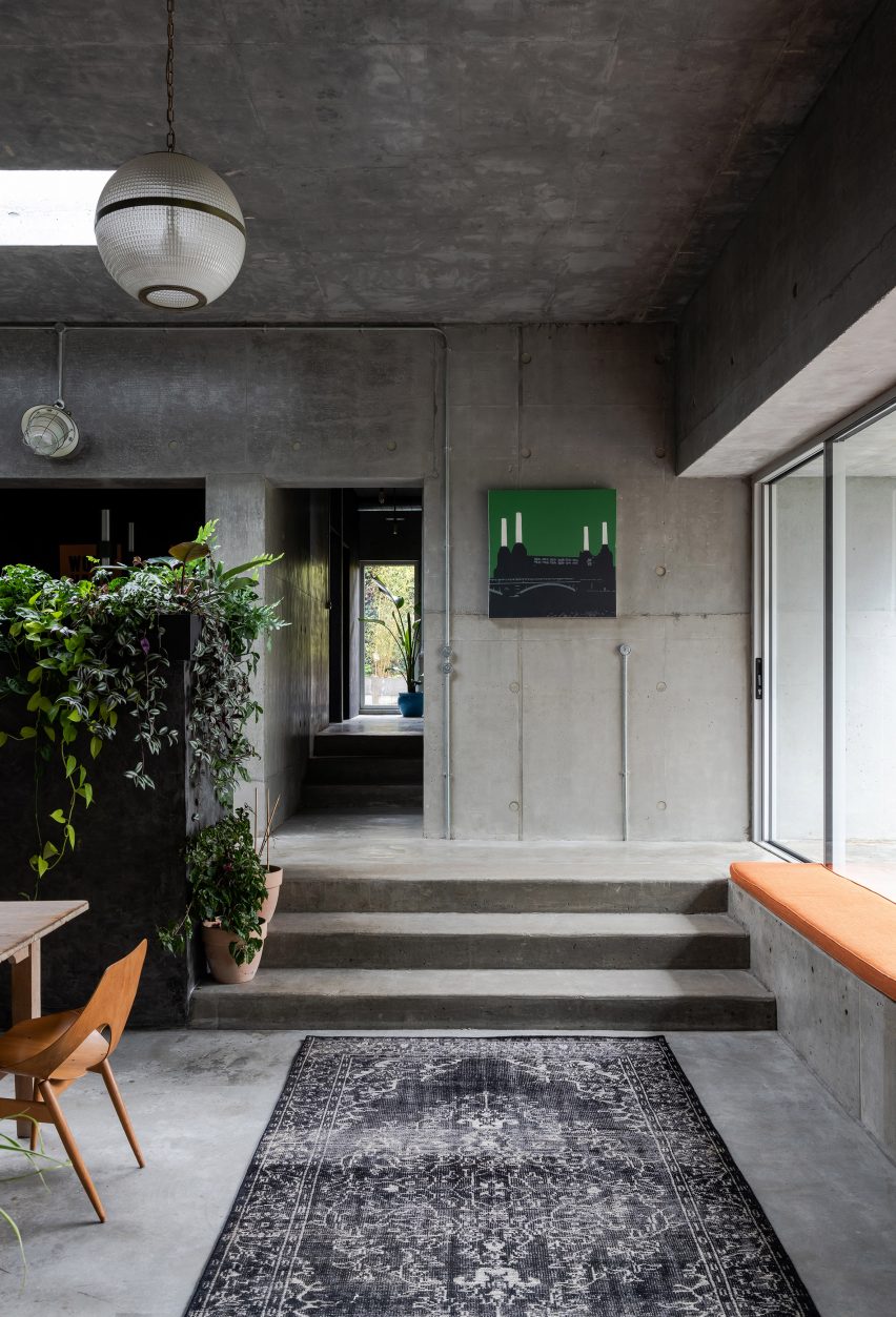Inside Concrete House by RAW Architecture Workshop in East Sussex