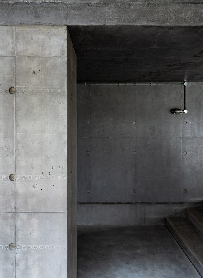 The interiors of Concrete House by RAW Architecture Workshop in East Sussex