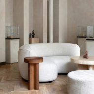 Seating area of Dulong jewellery store by Norm Architects