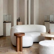 Seating area of Dulong jewellery store by Norm Architects