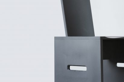 Side of Evolve Chair by Tom Robinson