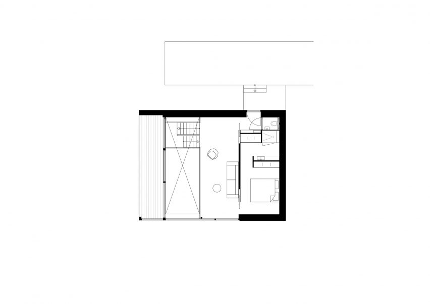 The second floor plan of the floating house by i29