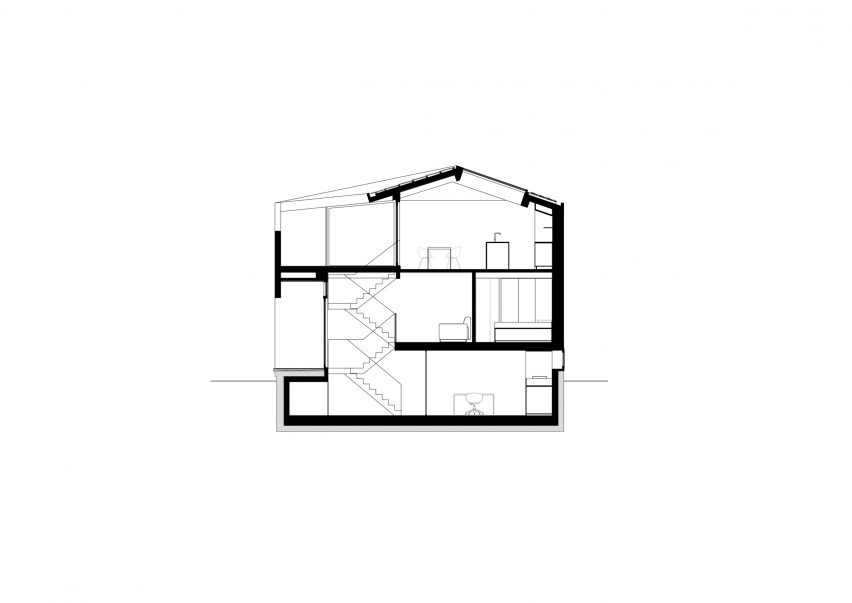 The section of the floating house by i29