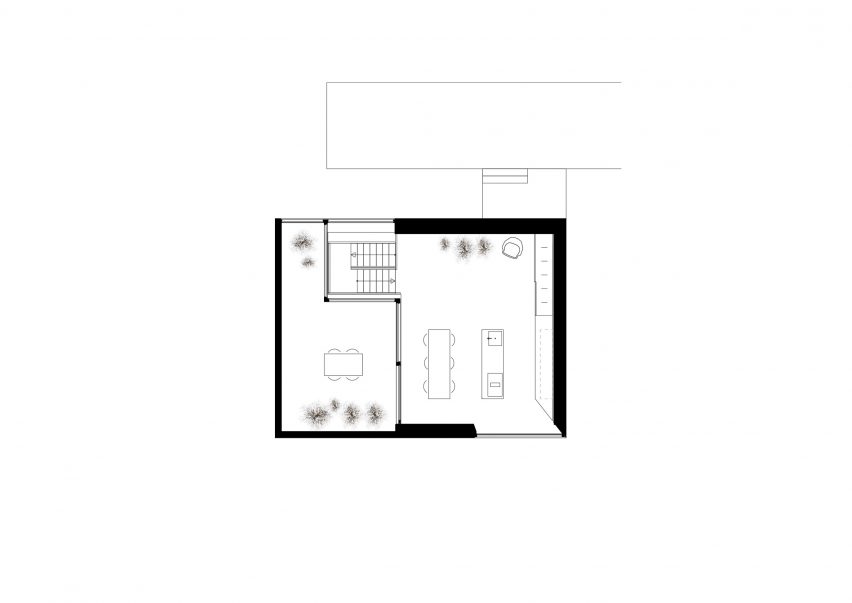 The third floor plan of the floating house by i29