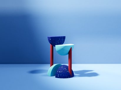 Paeonaeus stool and push-up bar hybrid from Furfit collection by H-O-TT