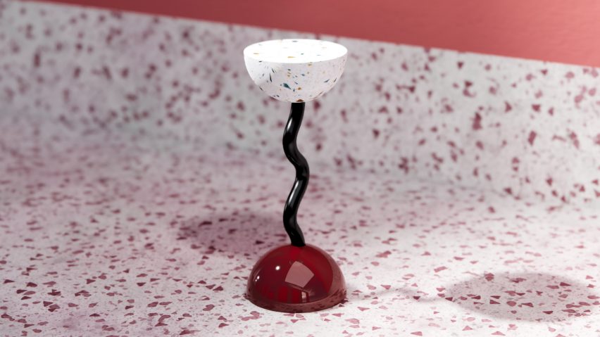 Iasius stool and curl bar hybrid from Furfit collection by H-O-TT